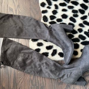 Marc Fisher Dark Grey over the knee boots.